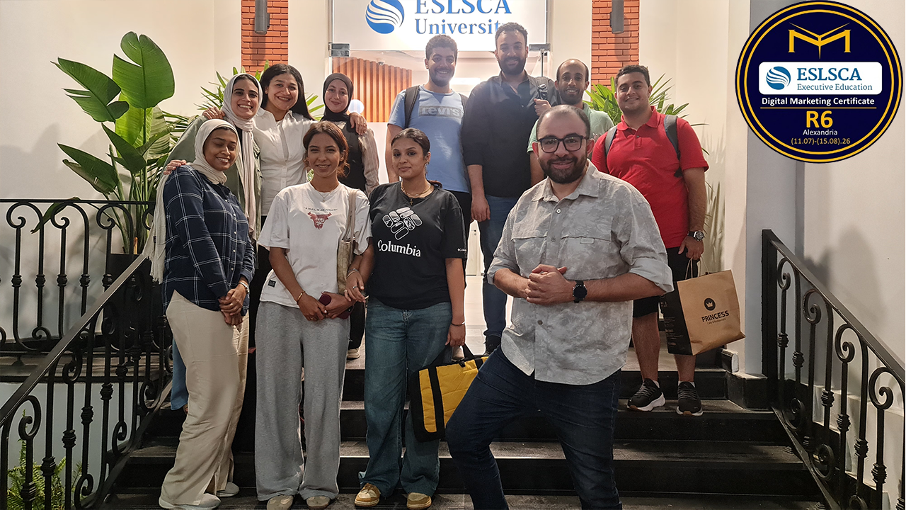 Dr. Mohamed Youssef, the Digital Marketing Instructor at ESLSCA School of Executive Education in Alexandria Branch